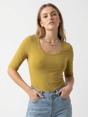 Jackson Rowe Gemini Bodysuit Size Small Mead NWT Canadian Sustainable Boho